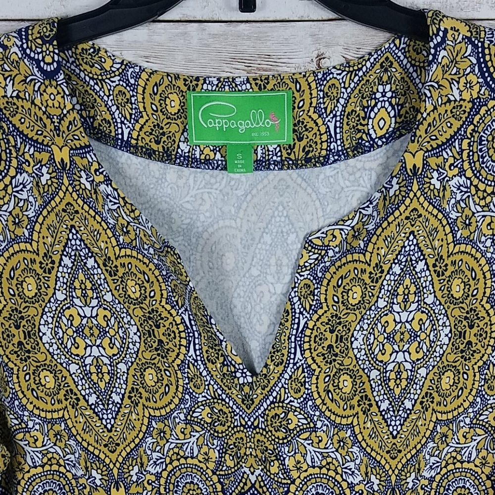 Pappagallo, 0006, Blue, yellow, and white, Sz S - Picture 2 of 6